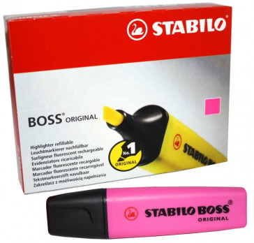 EVIDENZ.STABILO BOSS SCALPELLOROSA 1X10pz