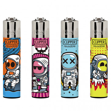 ACC.CLIPPER LARGE FUNNY ASTRONAUTS 48pz