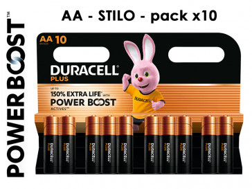 BATT. PLUS MN1500 STILO BOOST 10x 1,5v DURACELL 12pz