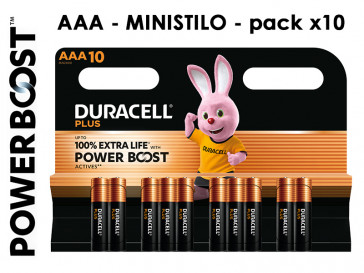 BATT. PLUS MN2400 MINISTILO BOOST 10x 1,5v DURACELL 12pz