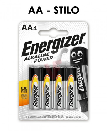 BATT. ENERGIZER STILO 4x 1,5v 24pz ALK. POWER