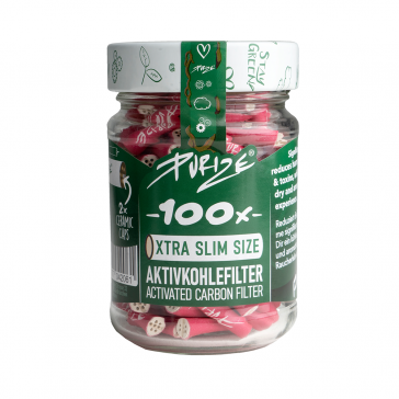 PURIZE CARBONI ATTIVI XTRA SLIM PINK BARATT. 1x100pz PROV-C00001918