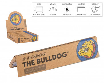THE BULLDOG CARTINA KS SLIM UNBLEACHED 25pz PROV-A06953010