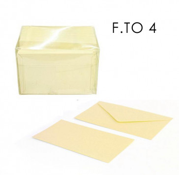 BIGL. VISITA AVORIO 75x110mm 100 buste 100 biglietti