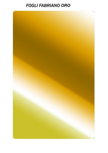 FOGLI FABRIANO ORO 50cm x 65cm 235gr 10Fogli