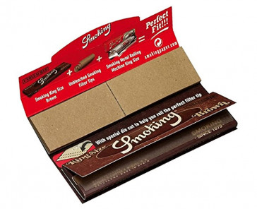 CART. SMOKING KS SLIM BROWN +FILTRO 24pz D00003012