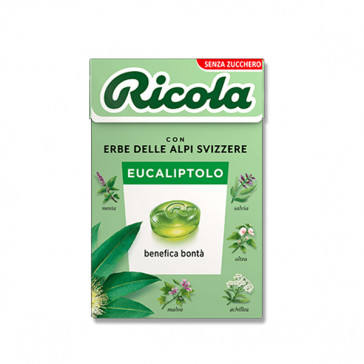 RICOLA AST. EUCALIPTOLO S/Z 50gr 20pz