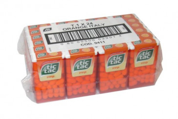 TIC TAC AST. PLEX. ARANCIO 24pz