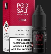 ELIQUIDS 10ml POD SALT CHERRY ICE 11mg/ml PLN012509