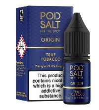ELIQUIDS 10ml POD SALT TRUE TOBACCO 11mg/ml PLN012552