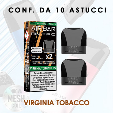 AIR BAR MINI PRO VIRGINIA TOBACCO - PACK x2 POD PLN014589