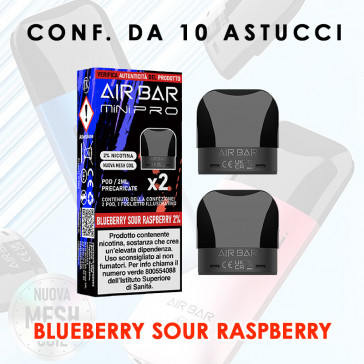 AIR BAR MINI PRO BLUEBERRY SOUR RASPBERRY - PACK x2 POD PLN014600
