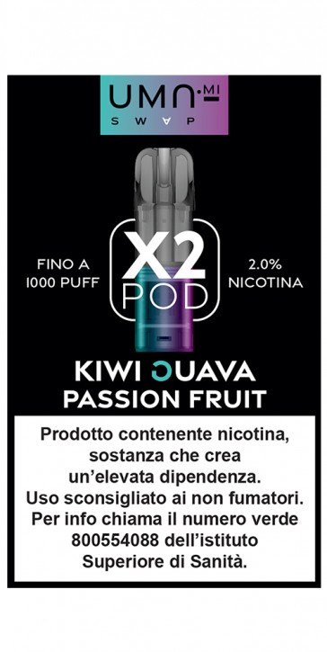 UMAMI SWAP POD KIWI GUAVA PASSIONFRUIT 2ml - 20mg/ml PLN012430