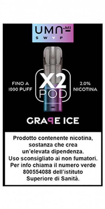 UMAMI SWAP POD GRAPE ICE 2ml - 20mg/ml PLN012431