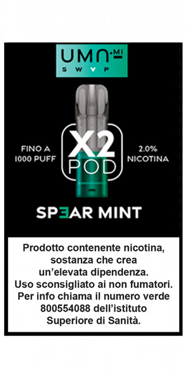 UMAMI SWAP POD SPEAR MINT 2ml - 20mg/ml PLN014270