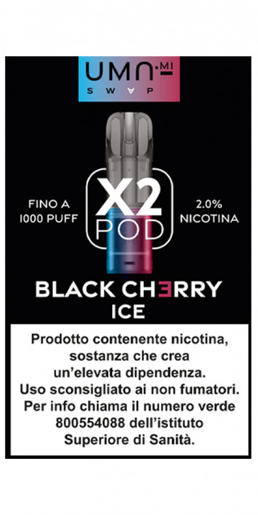 UMAMI SWAP POD BLACK CHERRY ICE 2ml - 20mg/ml PLN015496