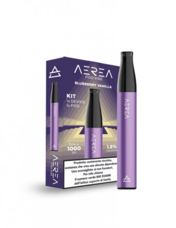 VIBE AEREA STARTER KIT BLUEBERRY VANILLA 2ml - 18mg/ml PLN015253
