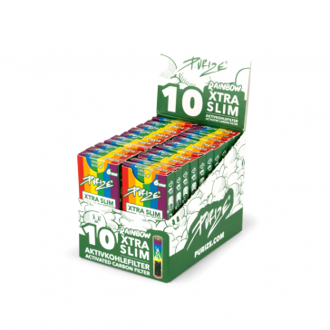 PURIZE CARBONI ATTIVI XTRA SLIM RAIMBOW AST. 20x10pz PROV-C00001921