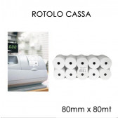 ROTOLI CASSA 80x80 10pz