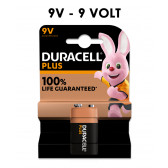 BATT. PLUS MN1604 TRANS. 1x 9v DURACELL 10pz