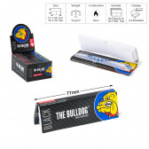 Cartina The Bulldog 1.1/4 (77mm) black+filtro carta 1x24pz  PROV-D00889032 