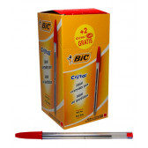 PENNA/SF. BIC CRISTAL CLAS. RED TAPPO P.MED. 50pz