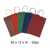 SHOPPER ALLEGRA DARK COL. ASS. 36x12x41 25pz