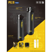 Acc. fls 2-tone trans. piet. 25pz