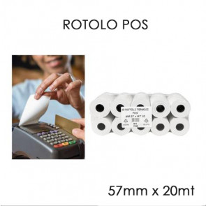 ROTOLI TERMICI POS 57x20 10pz