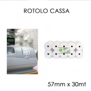 ROTOLI TERMICI CASSA 57x30 10pz