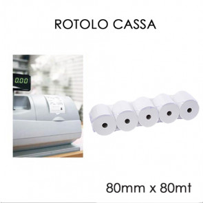 ROTOLI CASSA 80x80 5pz