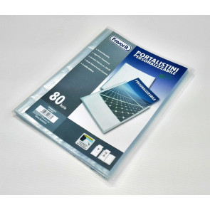 PORTA LISTINO FLESS.1X80BUSTE 220X300mm TRASP.