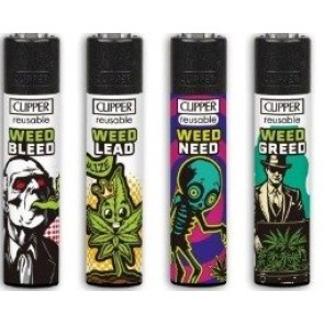 Acc.clipper large weed rhyme 48 pz