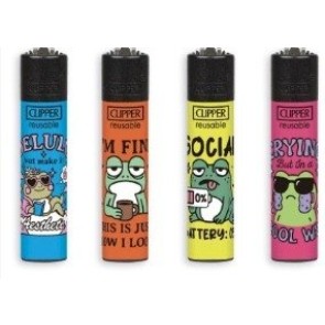 Acc.clipper micro funny frogs 48 pz
