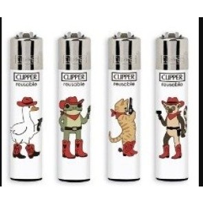 Acc.clipper large cowboy animals 48 pz