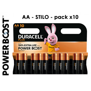 BATT. PLUS MN1500 STILO BOOST 10x 1,5v DURACELL 12pz