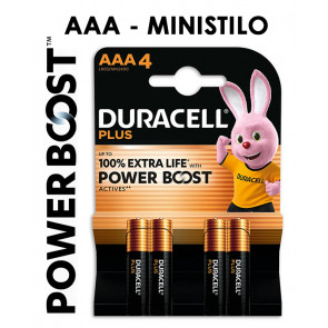 BATT. PLUS MN2400 MINISTILO BOOST 4x 1,5v DURACELL 10pz