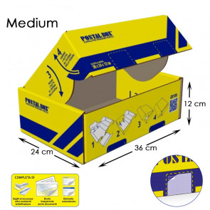 SCATOLA POSTALBOX M 36x24x12 10pz