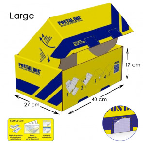 SCATOLA POSTALBOX L 40x27x17 10pz