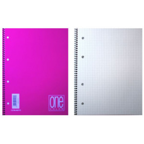 QUAD. ONE COLOR SPIR. 4M 16X21 A5 5pz FORATO/SPIR. BLASETTI