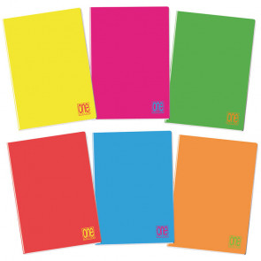 QUAD. MAXI ONE COLOR 5M FLUO 21x29 A4 10pz BLASETTI