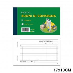 BLOCCO RIC.BUONI DI CONSEGNA 50x2 COPIE 10pz