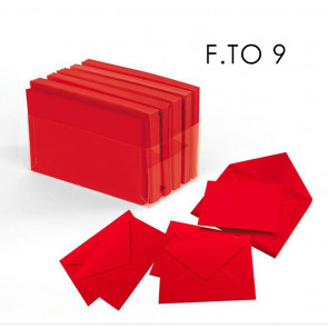 BIGL. VISITA ROSSO 90x140mm 100 buste 100 biglietti