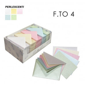 BIGL. VISITA PERLATI 75x110mm 150 buste 150 biglietti