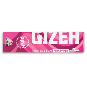 CART. GIZEH KS SLIM PINK EXTRA FINE +FILTRO MAGNETICA 26pz PROV-D00001630