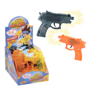 PISTOLA SCINTILLANTE c/CARAMELLE 3gr 12pz