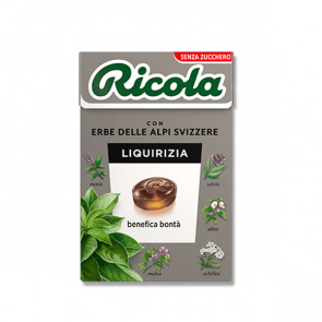 RICOLA AST. LIQUIRIZIA S/Z 50gr 20pz