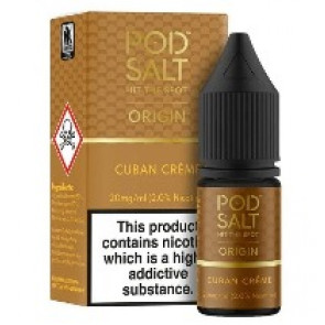 ELIQUIDS 10ml POD SALT CUBAN CREME 11mg/ml PLN012556