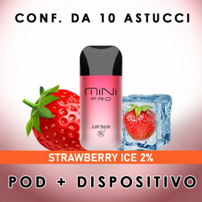 AIR BAR KIT MINI PRO STRAWBERRY 2ml - 20mg/ml + DISPOSITIVO PLN014582