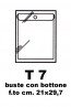 BUSTE CON BOTTONE TRASP. T7 21,0 x 29,7 cm 1pz ALPLAST